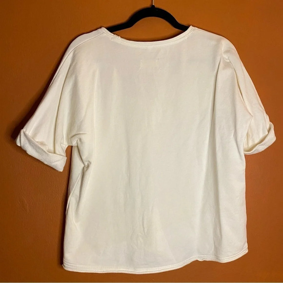 NWOT L&G Terry Short Sleeve Scoop Neck - Picture 5 of 5